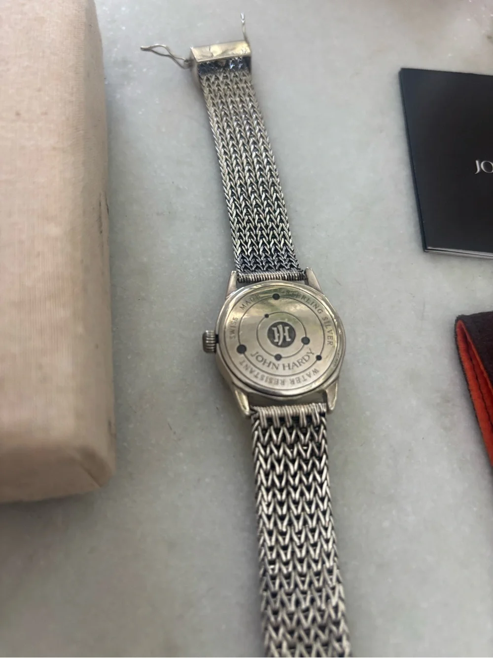 Vintage John Hardy Sterling Silver Woven Woman’s Watch